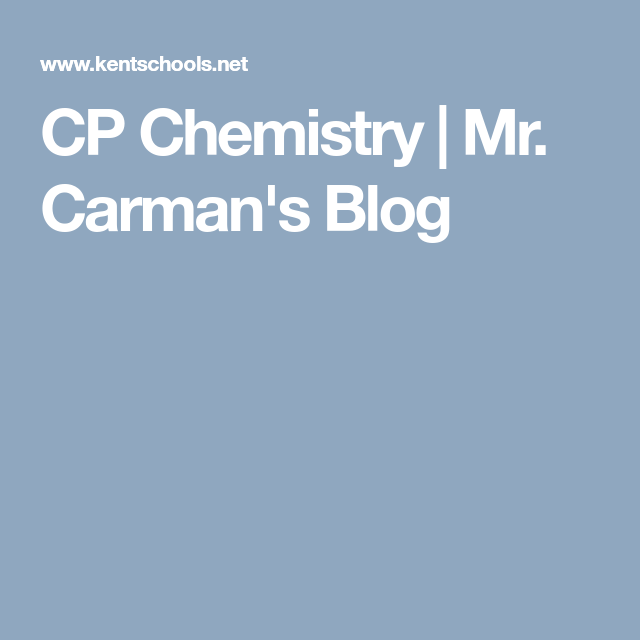 Mr Carmans Blog